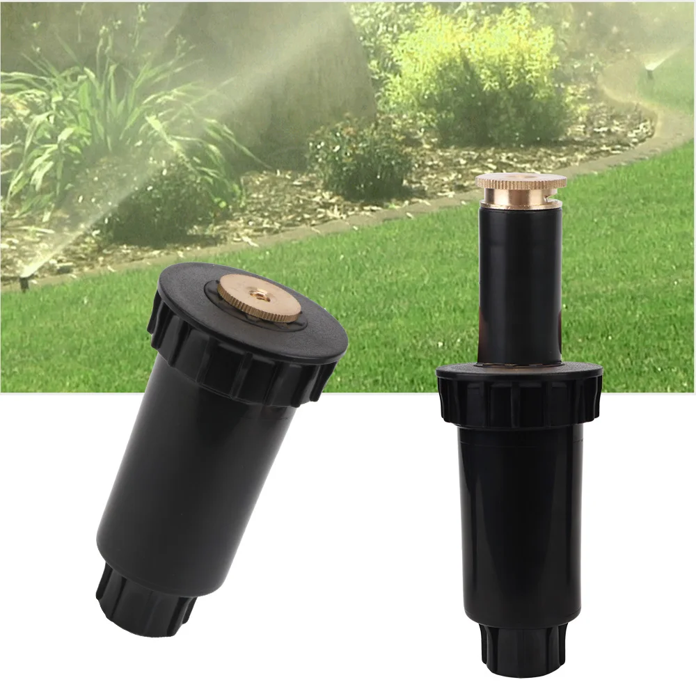 

Lawn Watering Sprinkler Head Pop up Sprinklers 1/2" Female Thread 90/180/360 Degree Garden Spray Nozzle Automatic