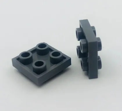 *Plate 2x2 w. knobs both sides* D034 50pcs DIY enlighten block brick part No. , Compatible With Other Assembles Particles