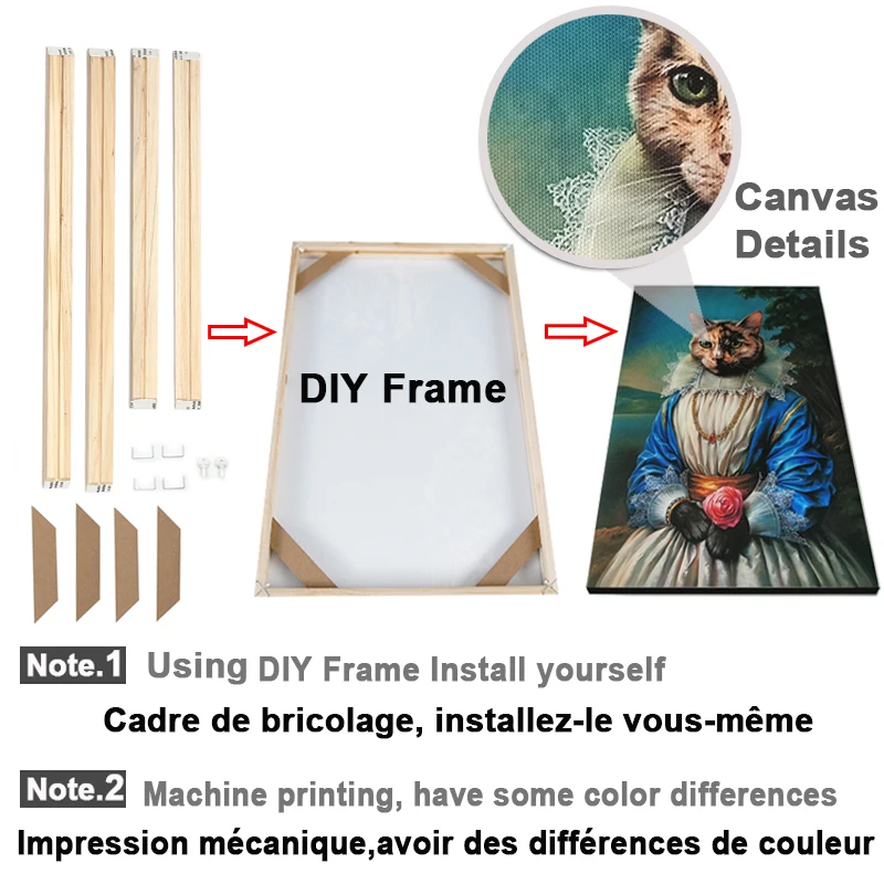 Cuadro en lienzo impreso personalizado de tu foto, póster, figura de Animal, paisaje, imagen abstracta, salón, decoración, pinturas artísticas de