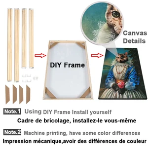 Personalisierte Druckbildschirmmalerei aus Ihrem Foto -Poster -Tierfigur abstrakte Landschaftsbild Hoom Dekoration Hoom Gemälde Wandmalereien Moderne Kunstmalerei Minimalist Norde 10 Hauptverkaufstische mit Tieren - №3