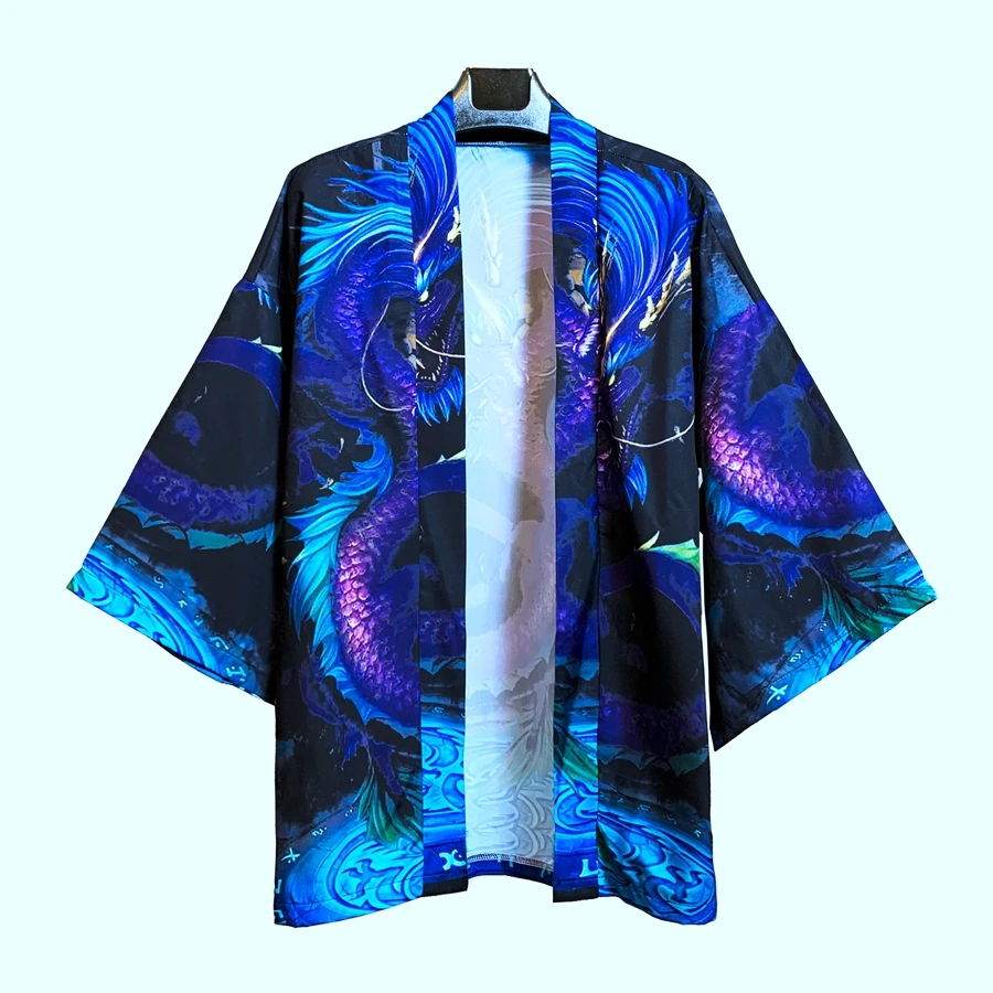 Kimono Cardigan Men Haori Kimonos Karate Samurai Costume Kimono Japones Traditional Japanese Men's priest frock Male Yukata