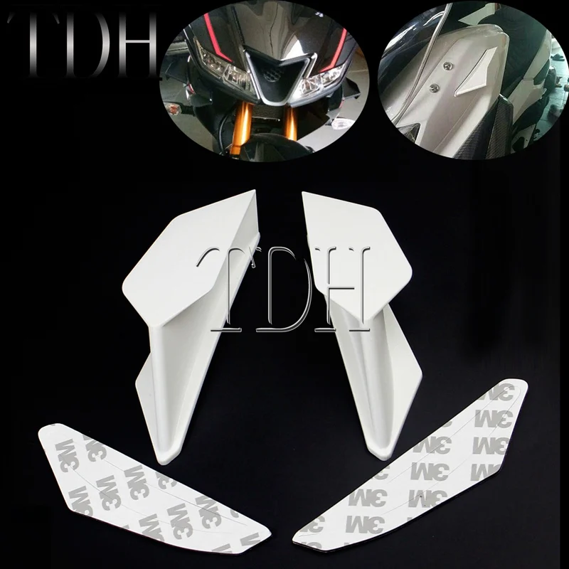 2pcs Scooter Racing Vario Winglet Aerodynamic Wing Kit Jual Winglets Side Fairing Para Wing Let for Yamaha R25 R15 R6 YZF V4S