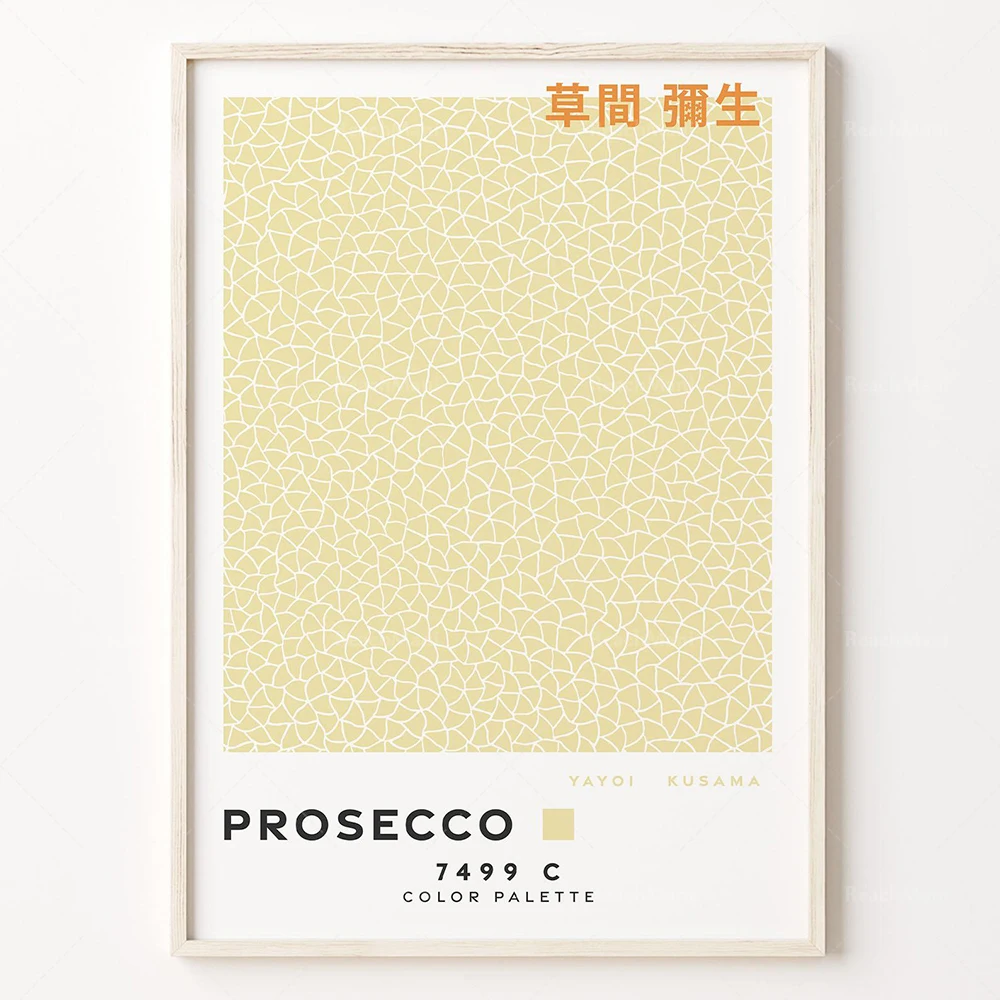 Prints Picasso Exhibition Museum and Kusama Pantone Color Palette | Danish Pastel | Prosecco | Margarita | Champagne