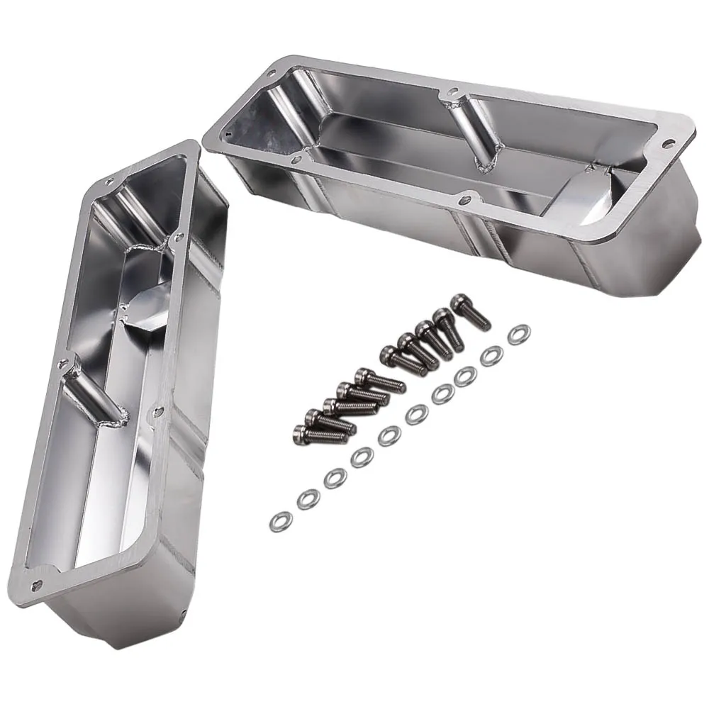 

Aluminum cover Cam Head Engine Valve Covers for Ford FE BBF 406 Silver 2pcs