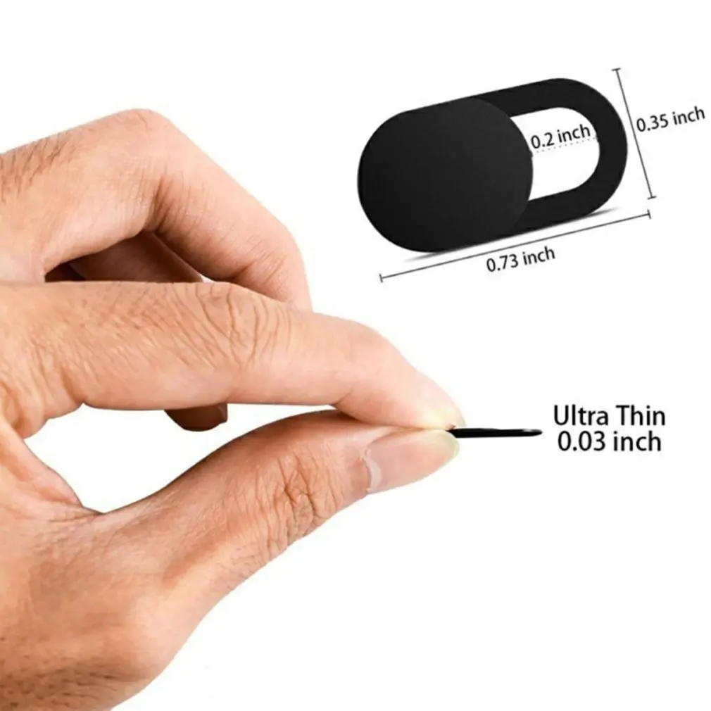 6Pc/lot WebCam Cover Shutter Magnet Slider Plastic for iphone Laptop Camera Web PC Tablet Smartphone  Privacy Sticker