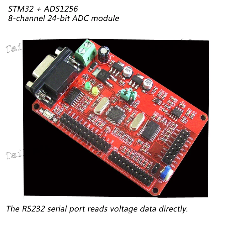 

AD Acquisition Module 8-channel 24-bit ADC Conversion STM32F103C8T6 Microcontroller Development Board