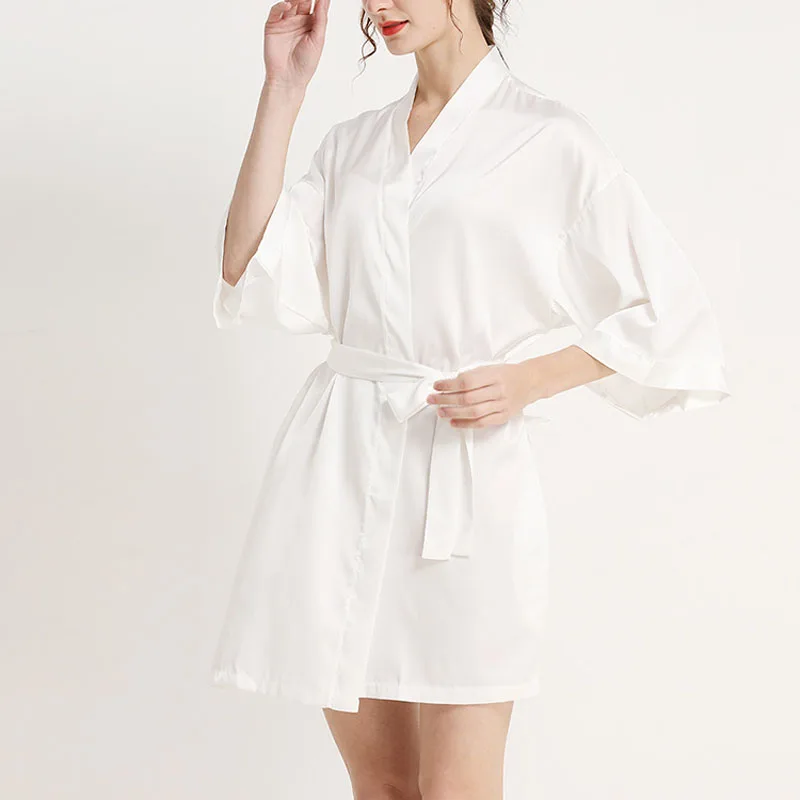 Summer Women\'s bathrobe 8XL 7XL 6XL Bust 134cm plus size Sleepwear Pajama women