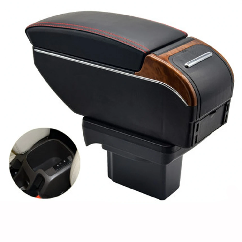 

For Car Chevrolet Cruze Armrest Box Central Content Interior Arm Elbow Rest Storage Case Car-styling with USB Cup Holder