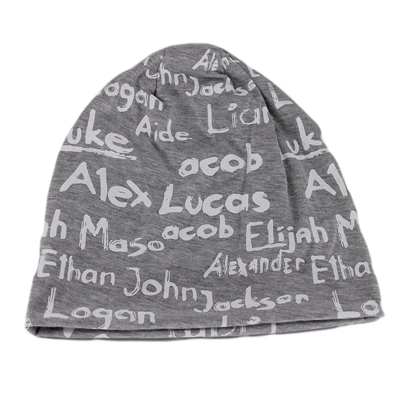 New Autumn Spring Thin Casual Women\'s  Sport Beanie Hat For Women Bonnet Female Skull Beanies Outdoor Letter Hats