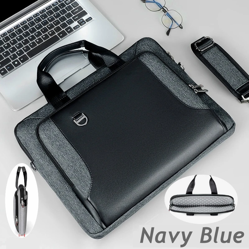 Shockproof Messenger Laptop Bag 13.3,14,15.6,17.3 Inch,Briefcase Man Lady Shoulder Case For Macbook Notebook Computer DropShip