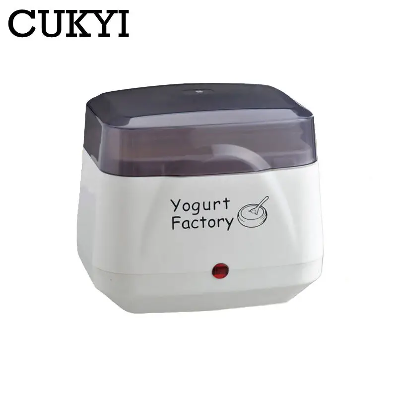 

CUKYI 110V/220V Fully Automatic Household Electric Yogurt Maker Multifunctional White Yogurt Machine