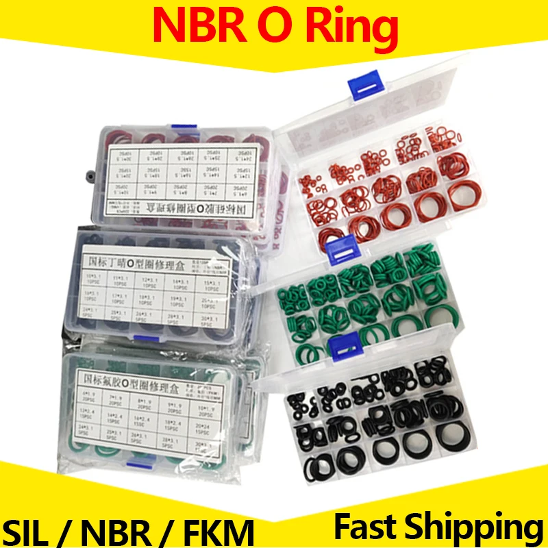 WD CS 3,1mm 3,5mm Außendurchmesser 9mm - 360mm Nitril-Butadien-Kautschuk NBR Dichtungsring Reparatur-Skelett Öldichtung Dichtung O-Ring Dichtungsscheibe – Detail 1