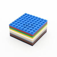10pcs Compatible 41539 Plate 8x8 Base Board Building Blocks Thin Figures Bricks DIY Educational Tech Assembles Particles Toys