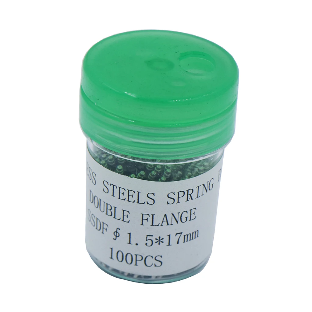 100 Pieces Strainless Steel Watchmaker Bracelet Watch Band Spring Bars Strap Link Pins Repair Tools Kit Accessories 17-24mm