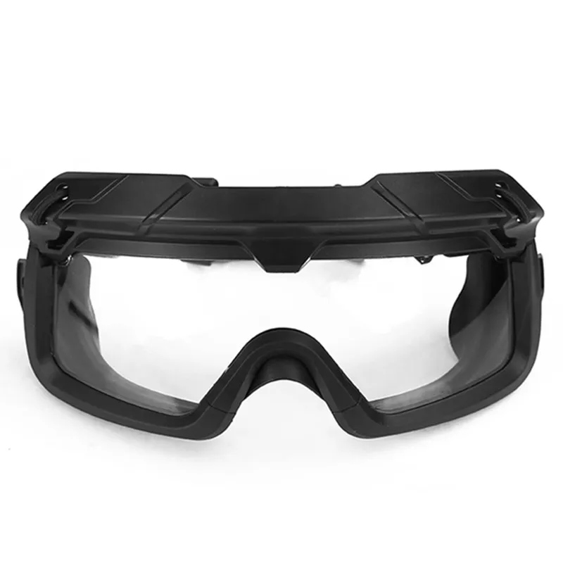 Tactical Airsoft Paintball Goggles Windproof Anti fog CS Wargame Protection Goggles Fits for Tactical Helmet