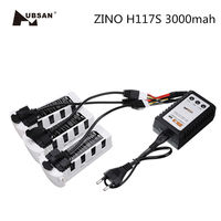 Original 11.4v 3000mAh Lipo Battery and B3 Charger for Hubsan H117S Zino GPS RC FPV Racing Camera Drones Quadcopter 11.4V