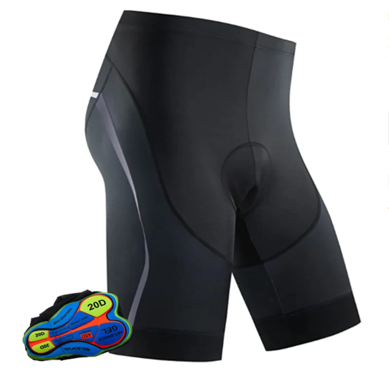 Quick Drying Breathable Anti UV Bicycle Pants Mountain Bike Clothing Men\'s Cycling Shorts With Gel 20D Padded The New Fashion