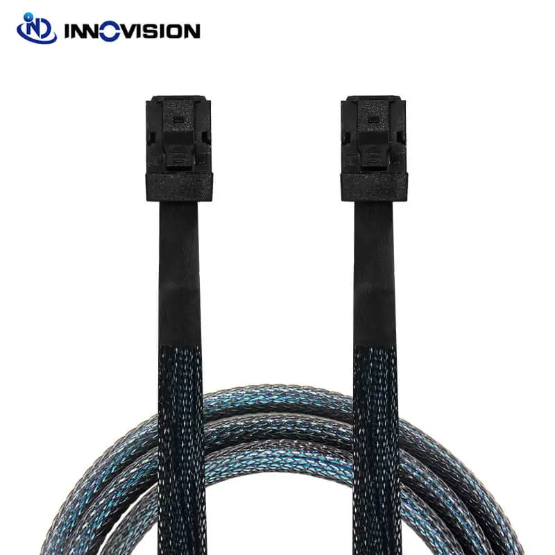 New Mini HD SFF8643 to SFF8643 12G Server cable Raid HDD Connect Card Cable