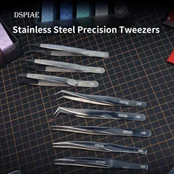 DSPIAE AT-TZ01~08 Stainless Steel Precision Tweezers Mecha Military Model Making Hobby Tool