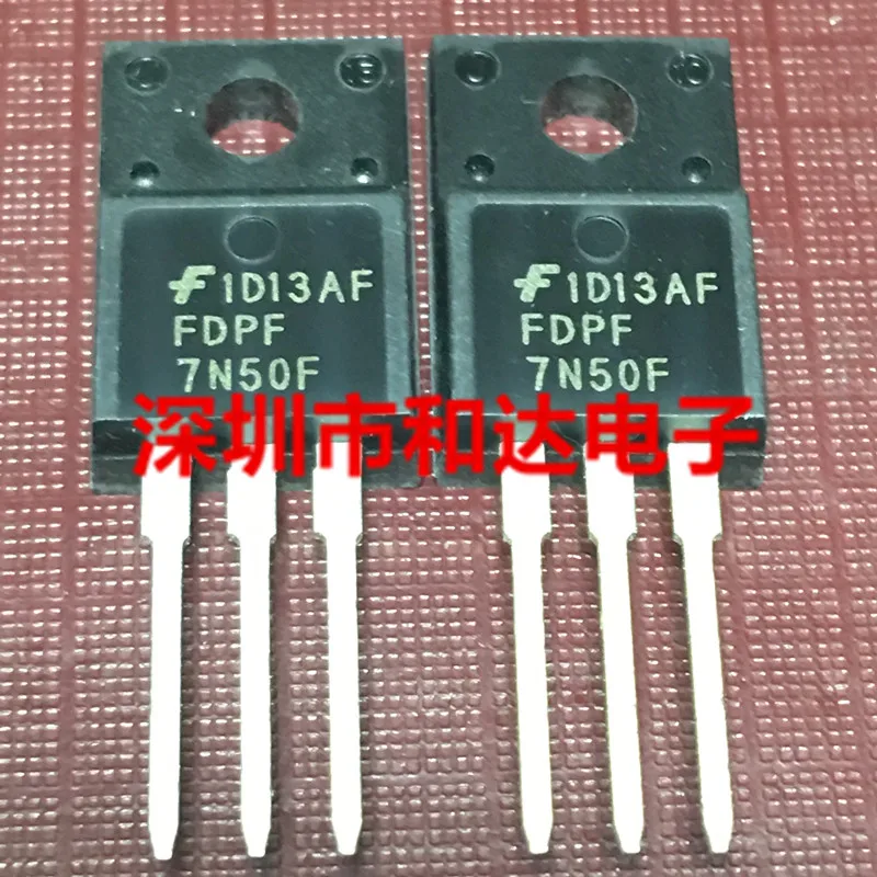 FDPF7N50F   TO-220F 500V 6A