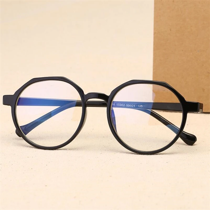Retro Round Optics Eyeglasses Women Men Fashion Clear Mirror Myopia Lens Nearsighted Glasses 0 -0.5 -1.0 -1.5 To -6.0