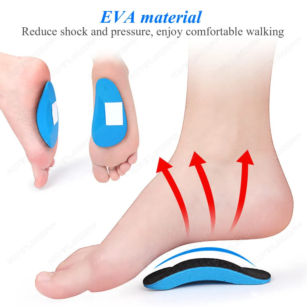 EVA Flat Feet Arch Support Orthopedic Insoles Pads For Shoes Men Women Foot Valgus Varus Sports Insoles Shoe Inserts Accessories