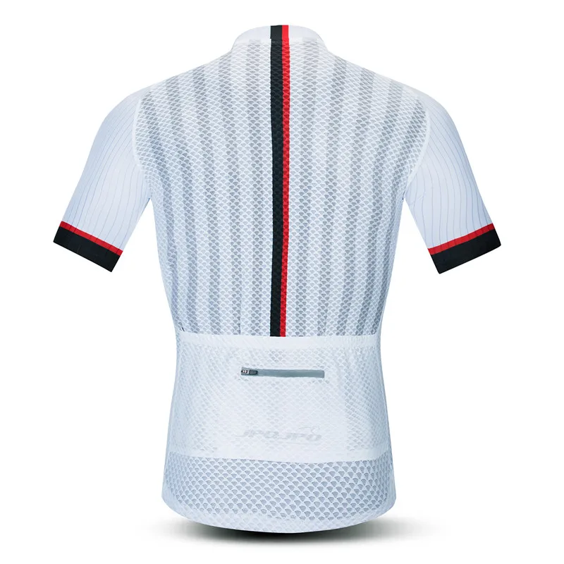 JPOJPO High Quality Racing Cycling Jersey Men Summer Mountain Bike Clothing Road MTB Bicycle Jersey Anti-UV Cycling Shirt White