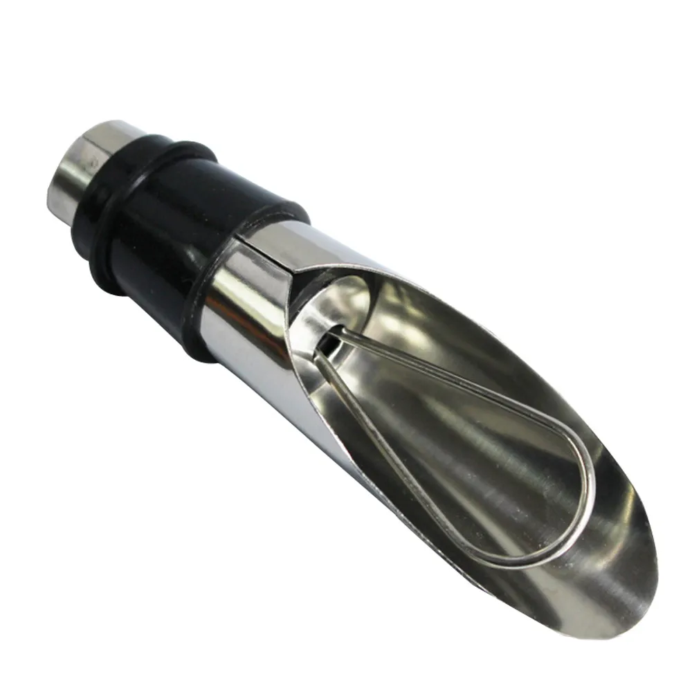 4Pcs 2 In 1 Splendid Wine Stopper Red Wine Pouring Tool Stainless Steel Wine Bottle Stoppers Funnel Pourer Wine Bottle Pourer