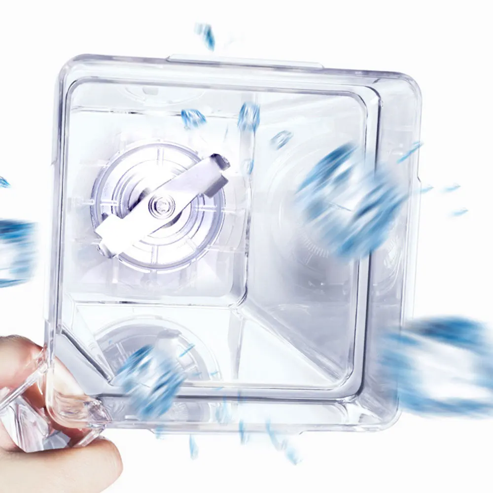 Frullatore per spremiagrumi commerciale frullatore da cucina elettrico silenzioso con coperchio tritaghiaccio portatile per frutta e verdura