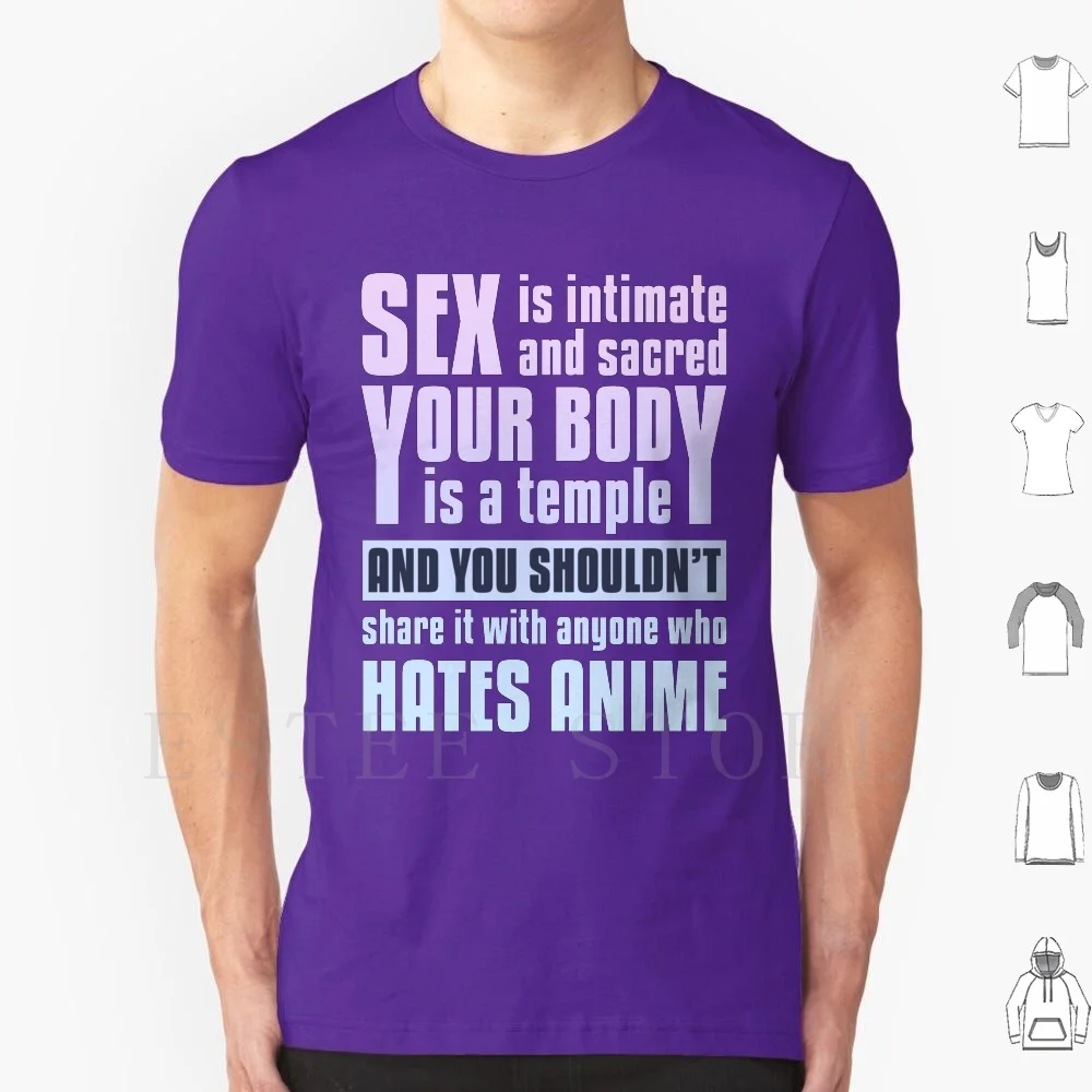 / Anime Fan Message T Shirt Print Cotton Funny Anime Weeaboo Trash Yandere Tsundere Yuuki Asuna Asuka Langley Soryu Faye