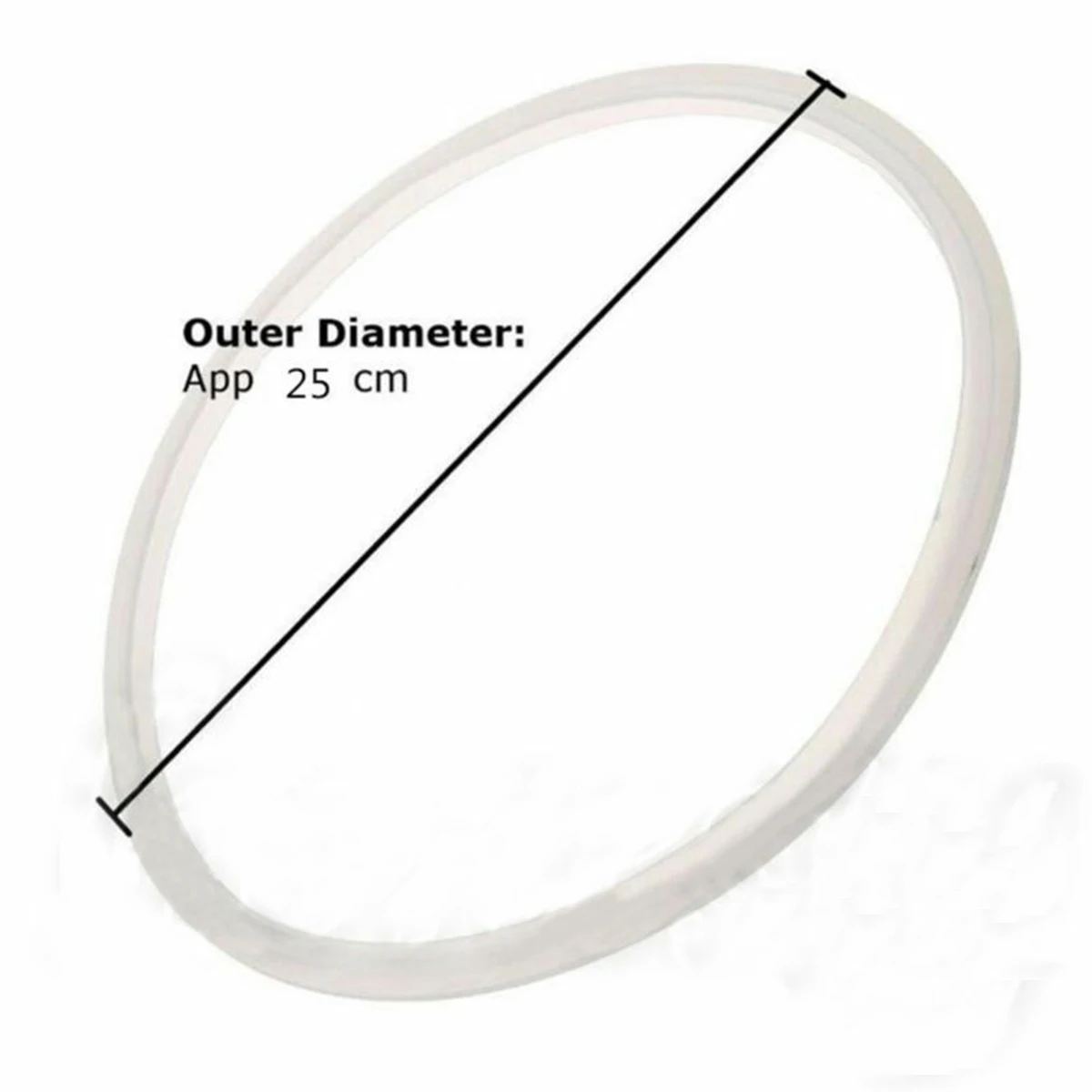 25 27 29 31 33 35cm Diameter Silicone Gasket Pressure Cooker Sealing Ring Top