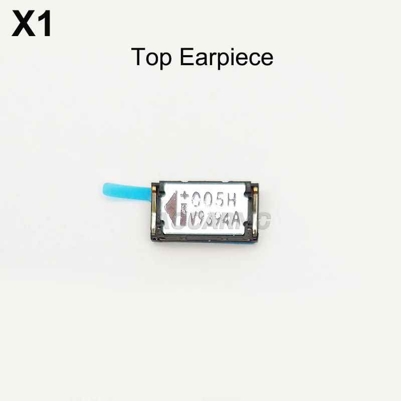 Aocarmo-auricular con adhesivo de repuesto para SONY Xperia 1 / XZ4 / X1 J9110, pieza de altavoz superior, parte inferior