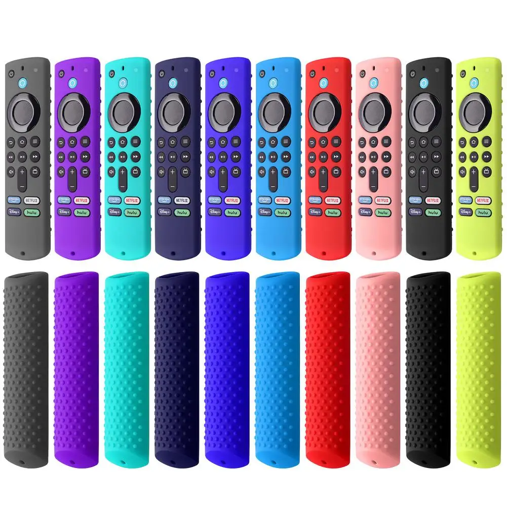 交換用シリコン保護ケース,4k maxリモコン,耐衝撃性,洗えるシェル,ストラップ付き