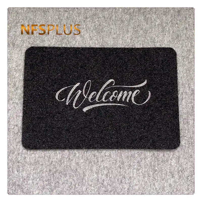 Home Decorative Door Mat Carpet Indoor Outdoor Doormat 40x60cm Polyester Embroidered Printed Waterproof Non Slip Floor Mats Rugs