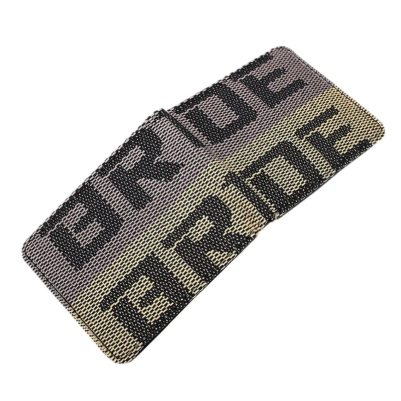 BRD Wallet JDM Tuning Car Auto Money Purse Clip Racing Fabric Cover Leather Canvas