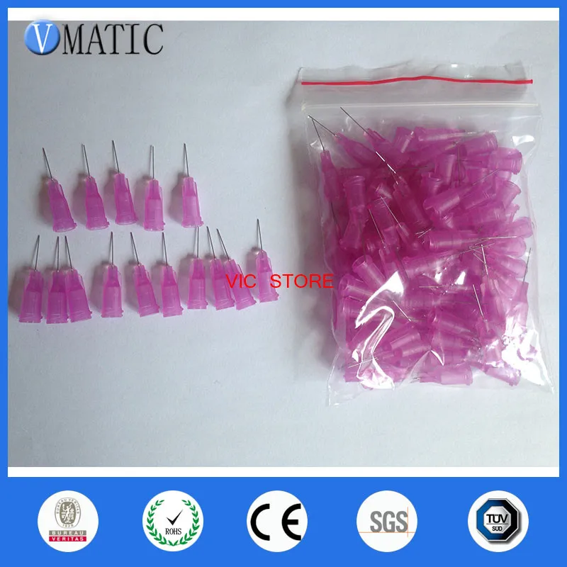 Free Shipping Non Sterilized 0.5'' 1/2 Inch Length 100 Pcs 30G Liquid Glue Dispensing Needle Tips