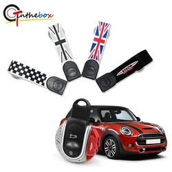 Car Key Case Cover Chain Shell Decorative Protection Fob Holder For MINI Cooper F54 F55 F56 F60 One D S Clubman Accessories