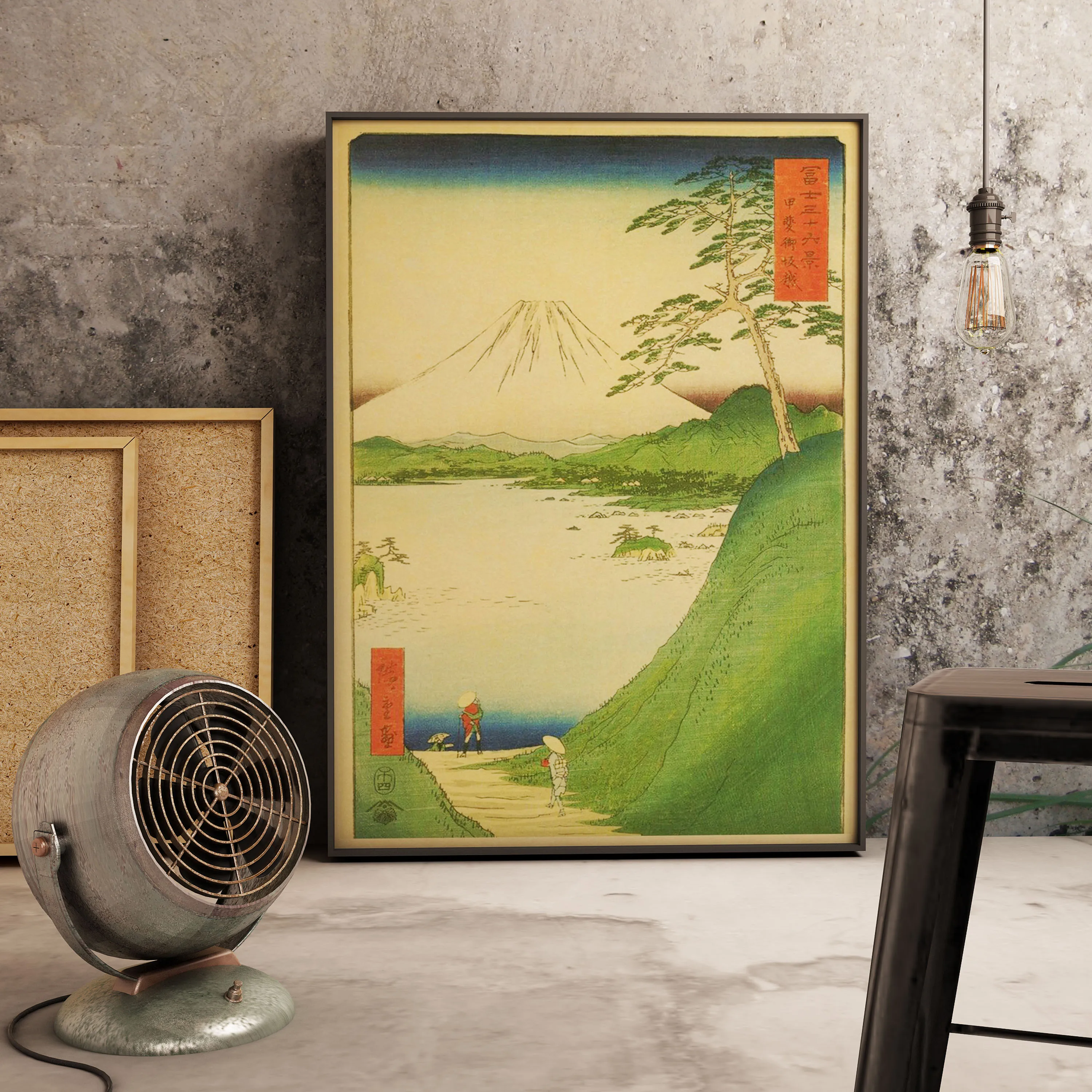 Retro Japanese Landscape Series Home Decor Bar cafe living room Wall Decor Art Decor Quality Canvas Painting poster - Image 3