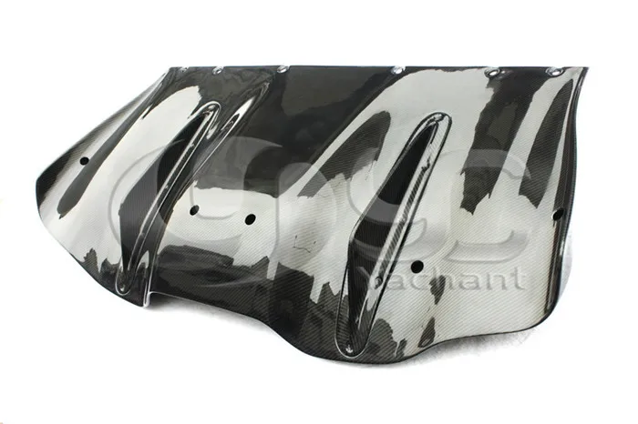 Car-Styling Carbon Fiber Rear Diffuser 3 Pcs Fit For 2010-2014 F458 Italia LB LP Style Rear Bumper Diffuser