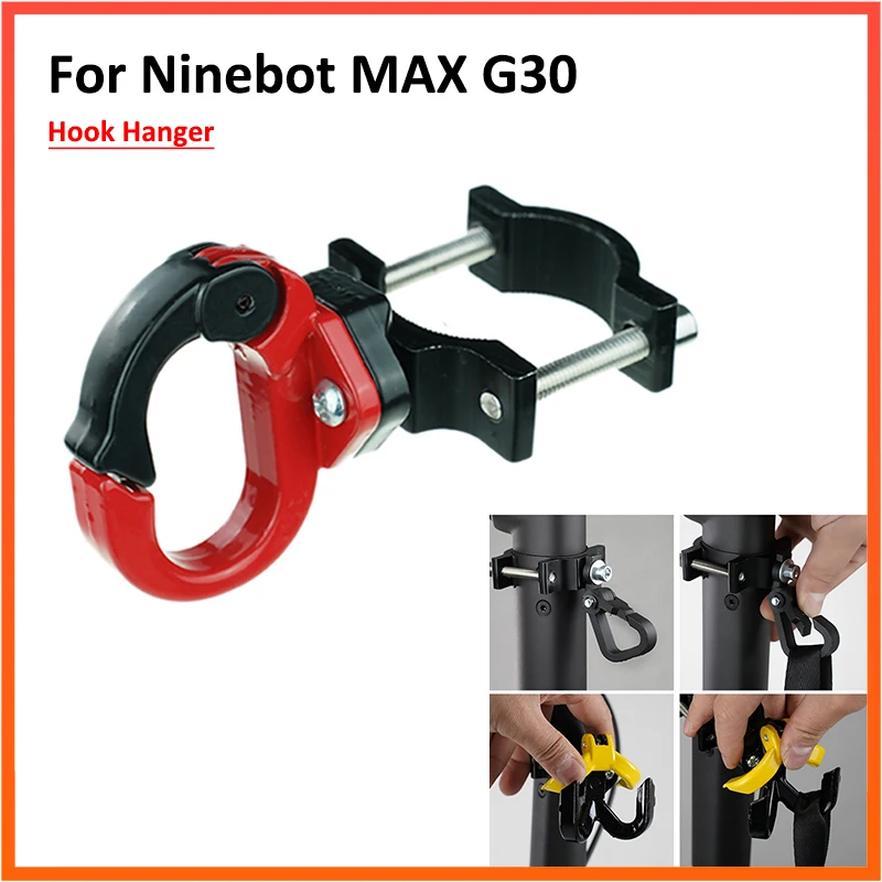 Aluminium Alloy Hanging Bag Hook For NINEBOT MAX G30 Electric Scooter Claw Hanger Gadget Hook E-bike Accessories