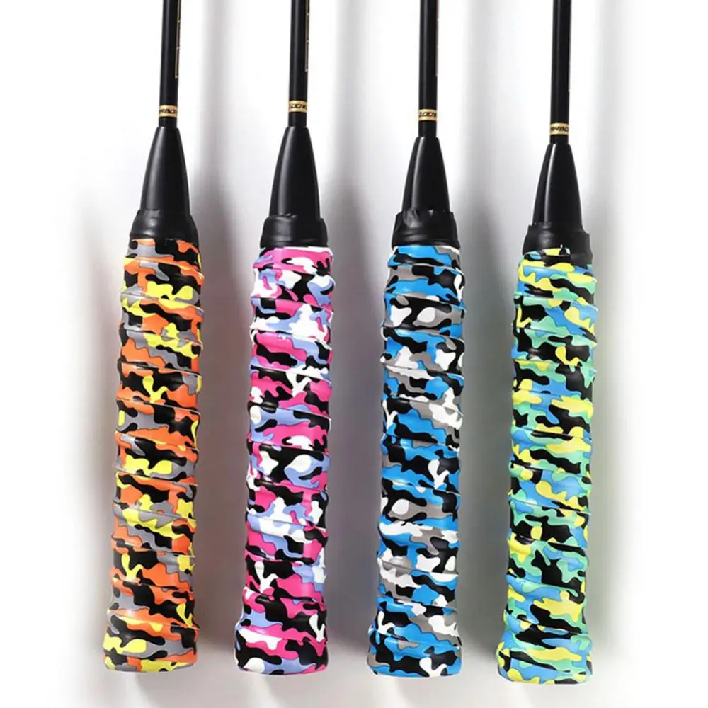 Camouflage Anti-Slip Tennis Badminton Squash Ball Racket Handle Cover Strip бадминтон ракетка для бадминтона badminton grip