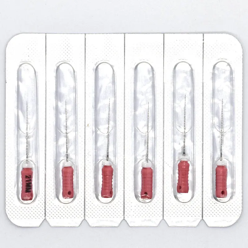 Dental Hand Use C + Files, Endodontic C-pilot Files, Aço Inoxidável Ultrassônico, Tamanhos Opcionais, Usado para Limpeza de Raízes