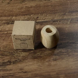 Eco Friendly Bamboo Toothbrush Holder Wooden Bathroom Stands Natural Vegan Tooth Brush Zero Wast Accessories Tools