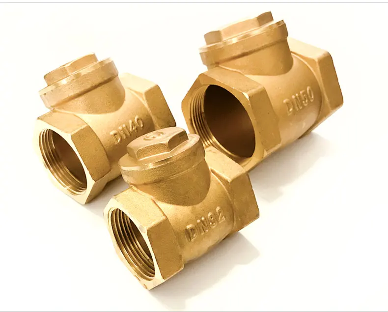 1/2 "3/4" 1 "2" 3 "4" messing Horizontale Überprüfen Ventil Alle Kupfer Innengewinde überprüfen Ventil – Detail 7
