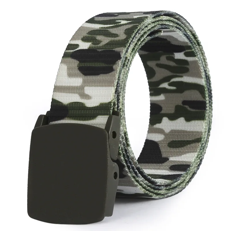 

Men's Camouflage Belt Tactical Military Fashion Casual Camouflage Nylon Outdoor Police Training Hunting Combat Belt For women