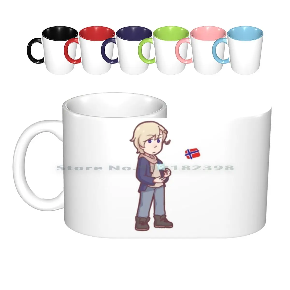 Norway Ceramic Mugs Coffee Cups Milk Tea Mug Hetalia Aph Aph Norway Hetalia Norway Aph Nordics Nordic 5 Creative Trending