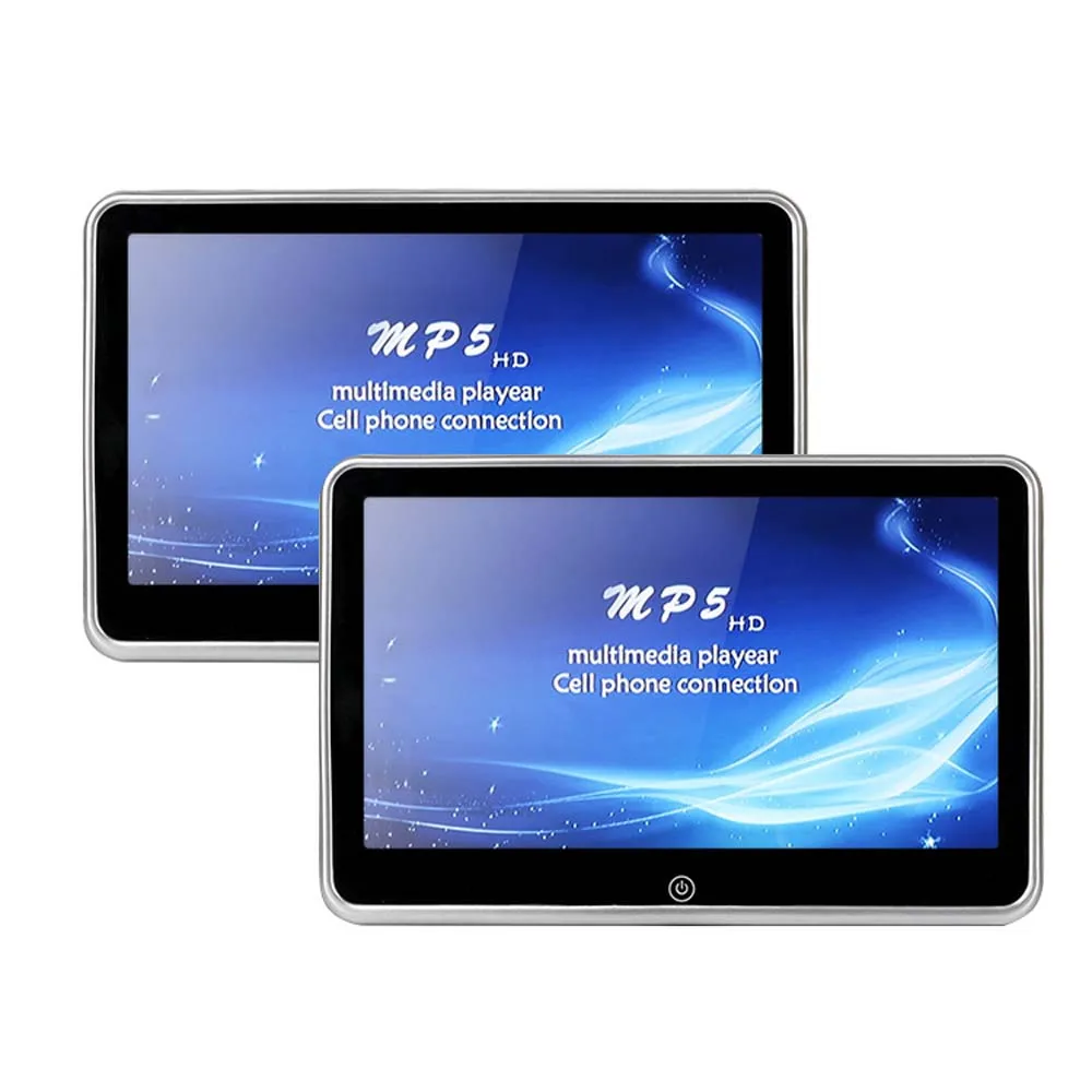 Universal 10.1-inch 1080P HD LCD touch screen car headrest display car multimedia audio video player MP4 MP5  speaker Bluetooth image 2
