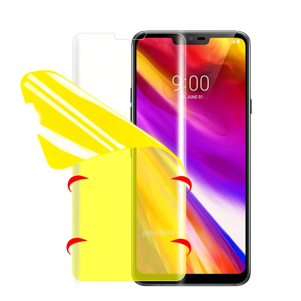 7D Full Hydrogel Protective for LG G5 G6 G7 G8 G20 G30 G40 G50 V50 ThinQ 5G V50S ThinQ 5G V60 ThinQ 5G Screen Protector