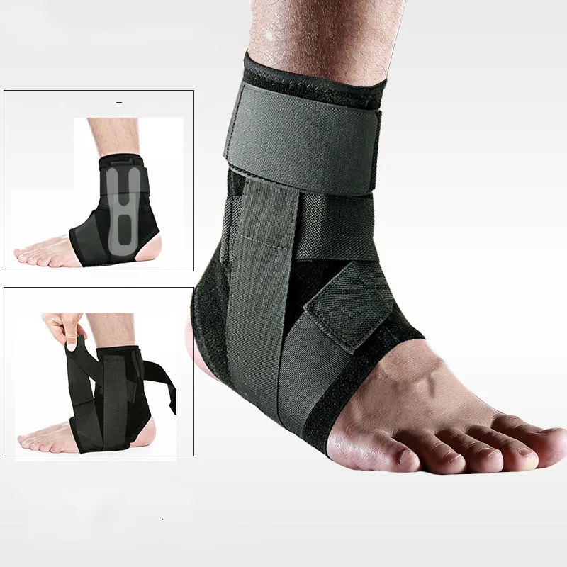 Fitness Ankle Brace Protector Foot Ankle Support Wrap For Fracture Gym Sprain Ankle Varus Joint Correction Belt Bandage Guard