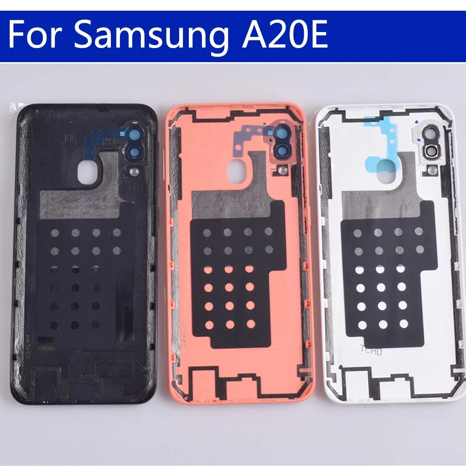 Battery Back Cover Case Rear Door Chassis For Samsung A20E A202 A202F Housing Replacement